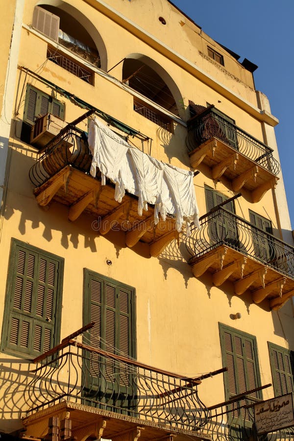 Oriental House with Balcony Stock Image - Image of great, asians: 2266725