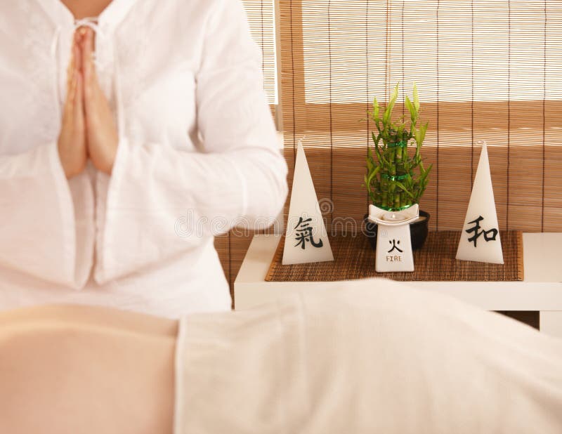 Oriental massage in day spa