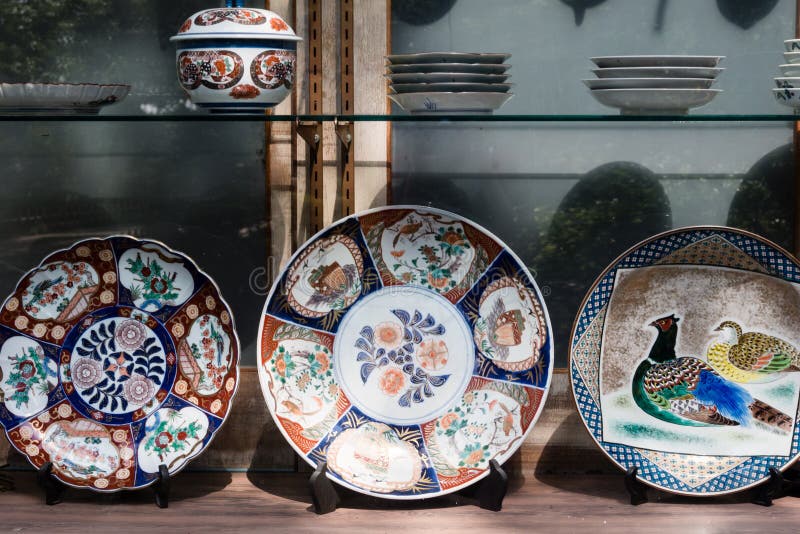 Oriental pottery stock image. Image of tourism, decorative 12571129