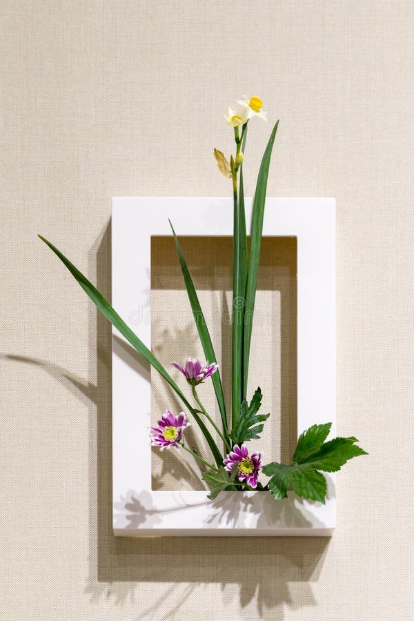 Oriental Style Flower Arrangement Stock Image Image of oriental, nature 168588987