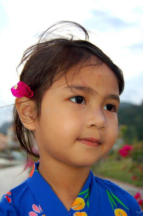 Oriental sweet little Girl