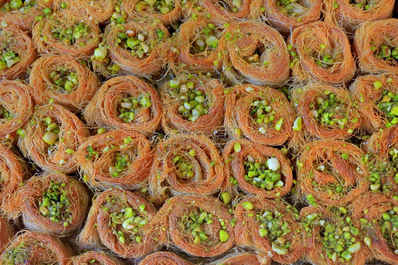 Baklava on the oriental market Carmel, Tel Aviv. Israel