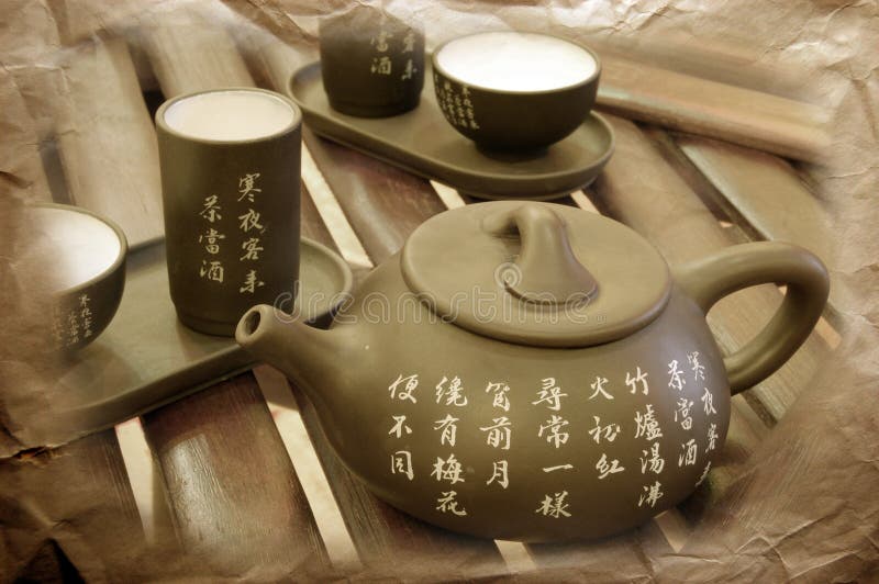 Oriental teapot