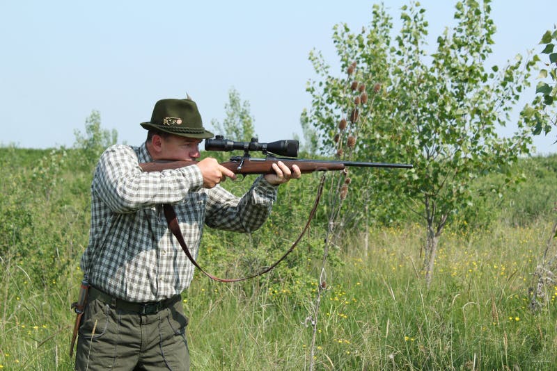 Orienter de chasseur photos stock