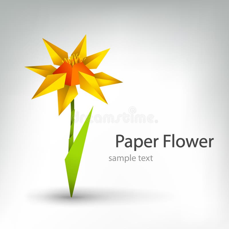 Big Collection of Colorful Origami Paper Banners. Stock Vector