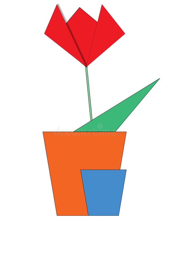 Origami Flower Stock Illustrations 26,342 Origami Flower Stock