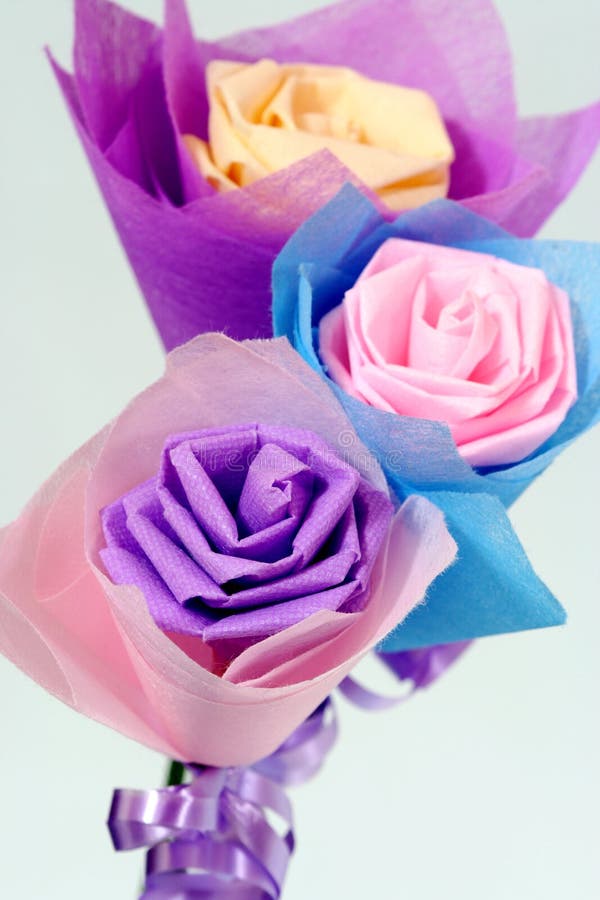 Origami of flowers