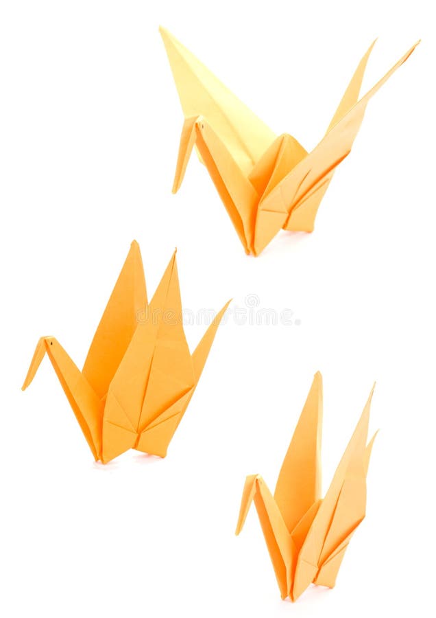 Origami giallo immagine stock libera da diritti Origami giallo immagine stock libera da diritti
