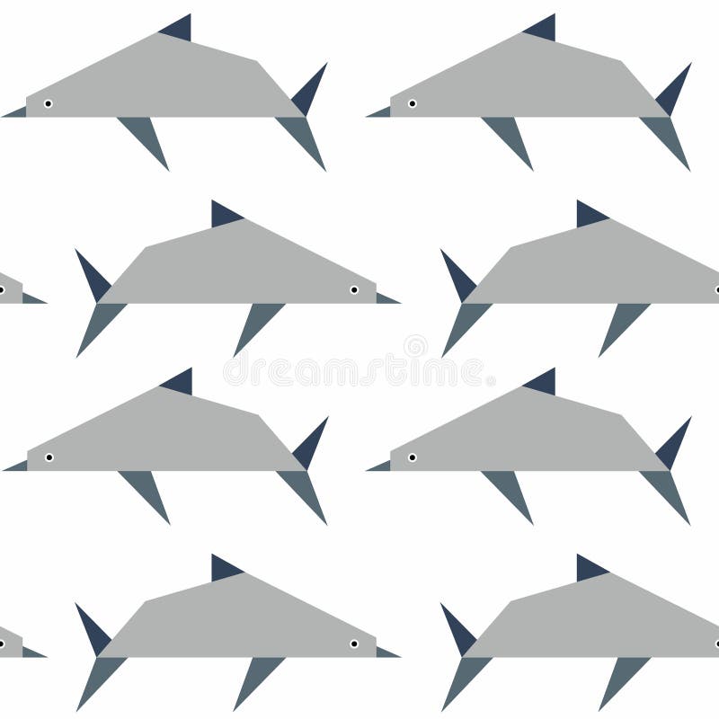 Origami Pattern royalty free illustration