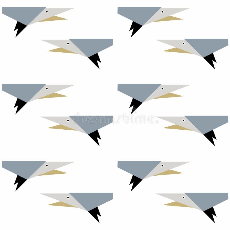 Origami Pattern royalty free illustration
