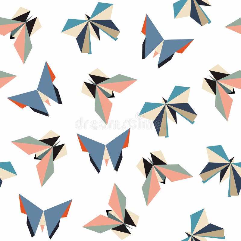 Origami Pattern vector illustration