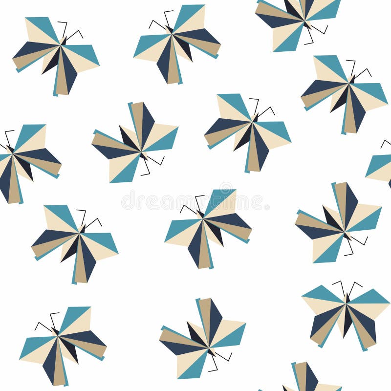 Origami Pattern vector illustration