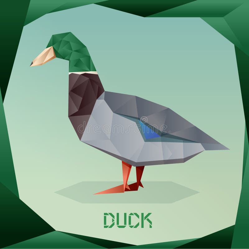 Origami Duck Stock Illustrations – 417 Origami Duck Stock