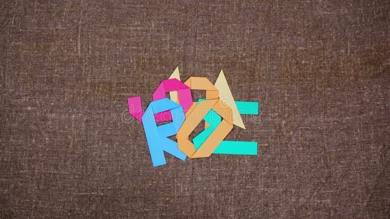 Origami Stop Motion Animation Stock Video - Video of origami, overwrite:  87660237
