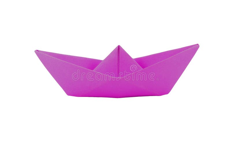 Download Origami桃红色纸小船 库存图片. 图片 包括有 子项, 概念, 浮动, 颜色, 办公室, 查出, 定位 - 30331171