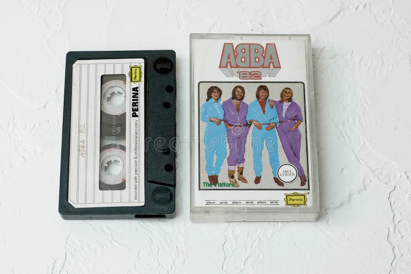 original cassette tape, album the visitors from the band ABBA