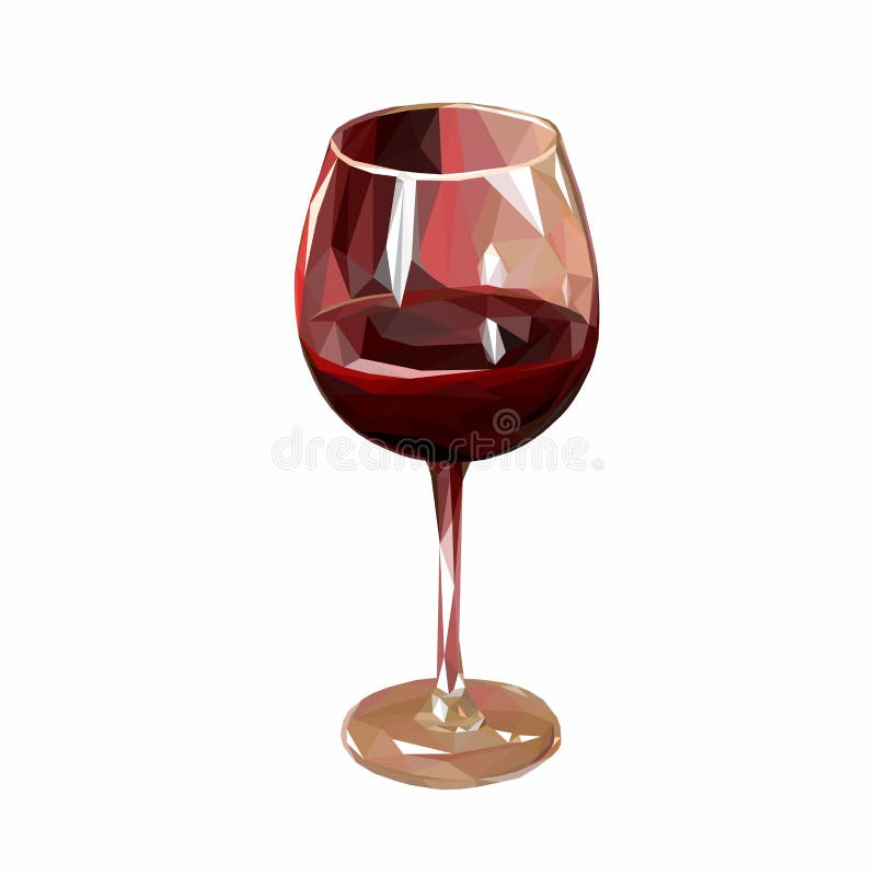 Download Beautiful Vector Glass Of Red Wine With Smile Stock Vector ...