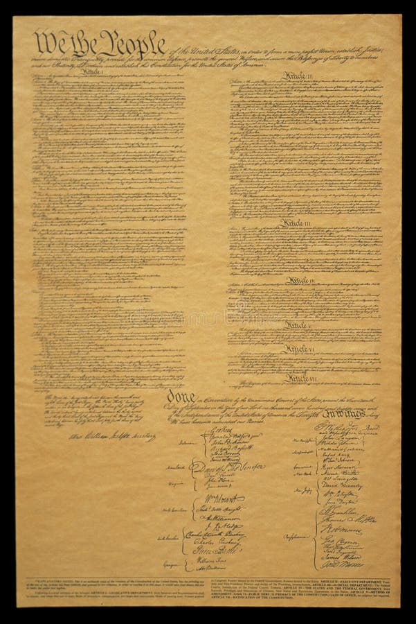 Original da constituição dos E.U.