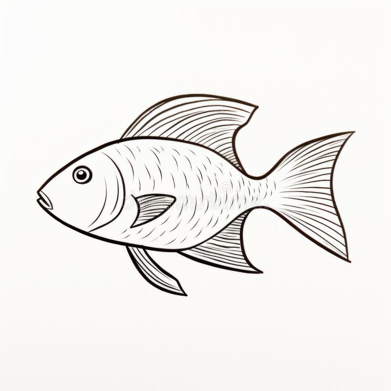 Fish One Line Drawing Stock Photos - Free & Royalty-Free Stock Photos from  Dreamstime