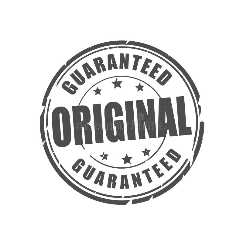 Sticker Original Guaranteed Stock Illustrations 601 Sticker Original