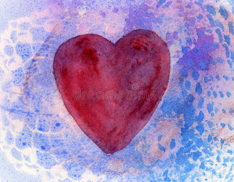 Original Heart Background Texture.