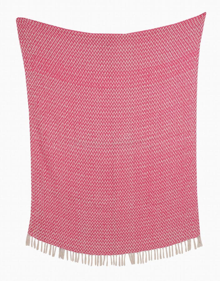 Jacquard and Woven Throw Blanket with High Resolution Stock