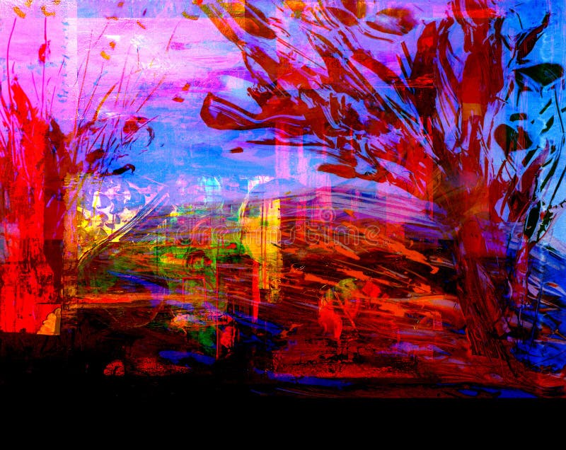 Impressionist Flowers stock image. Image of abstract, blurred - 5639739