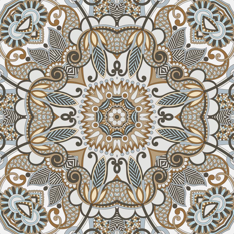 Original- paisley sömlös modell stock illustrationer Original- paisley sömlös modell stock illustrationer