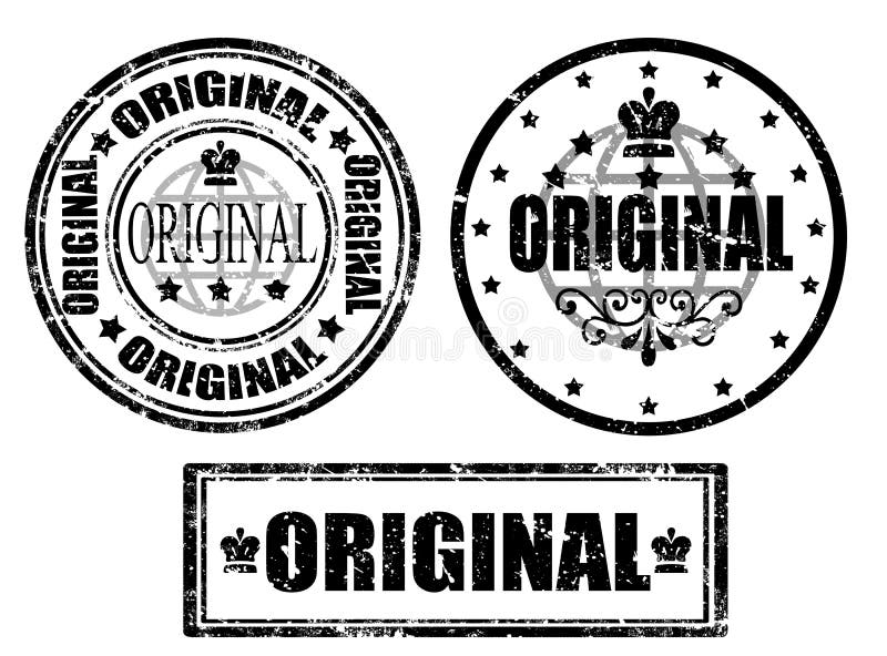 Original stamp royalty free illustration Original stamp royalty free illustration