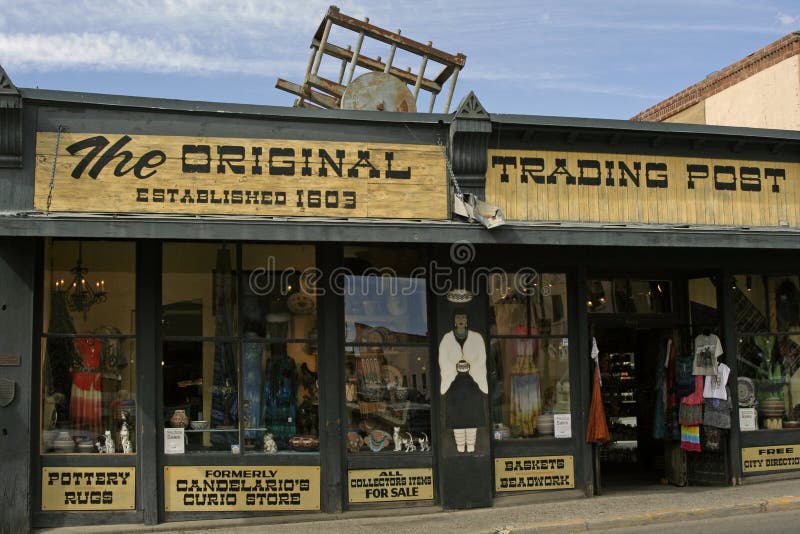 The Original Trading Post editorial stock image. Image of trading 14467359
