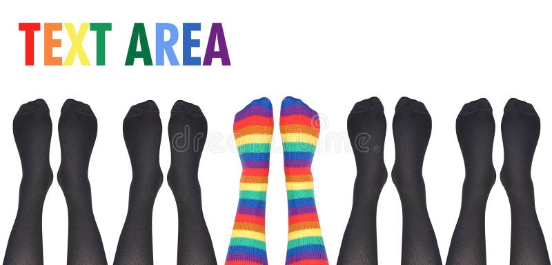 Original Unique Rainbow Socks