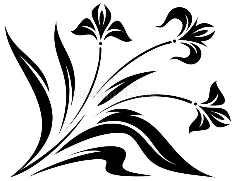 Art Deco floral frame stock vector. Illustration of decoration 6303327