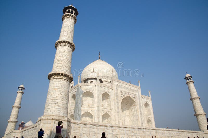 Origineel, Taj Mahal Seven Wonders Concept, India, stock foto's Origineel, Taj Mahal Seven Wonders Concept, India, stock foto's