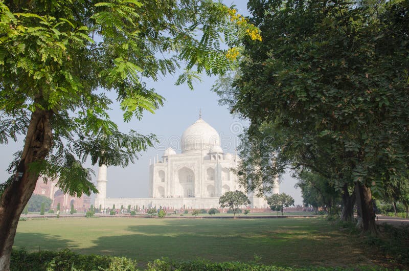 Origineel, Taj Mahal Seven Wonders Concept, India, royalty-vrije stock foto's Origineel, Taj Mahal Seven Wonders Concept, India, royalty-vrije stock foto's
