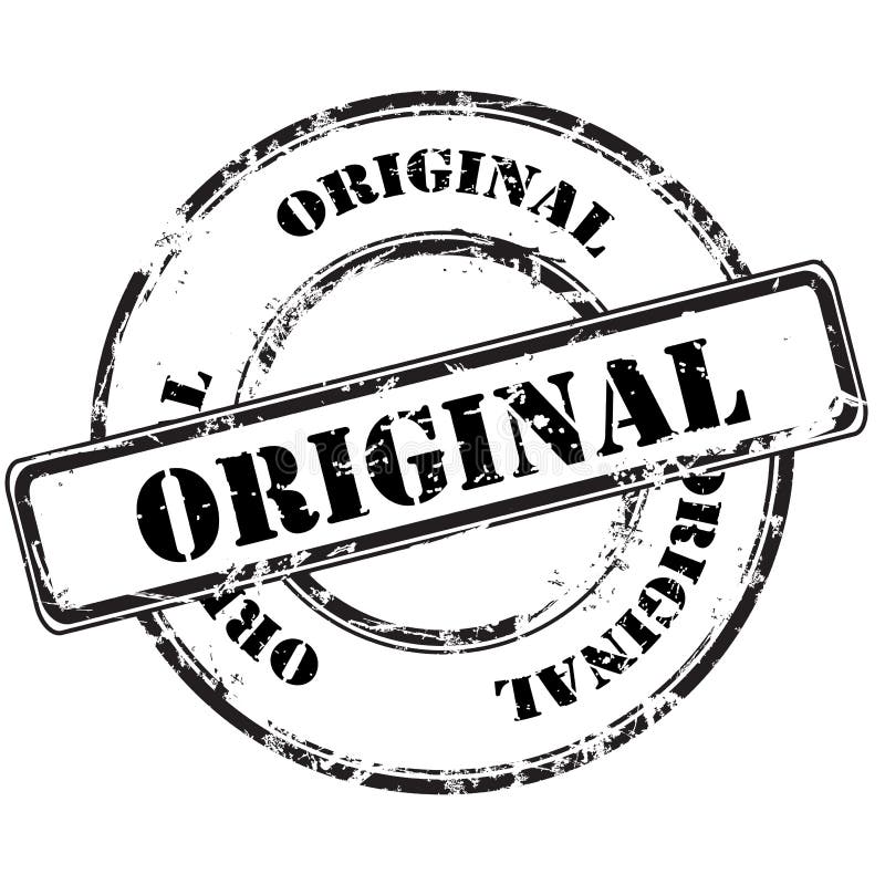Originele grunge rubber stempel stock illustratie