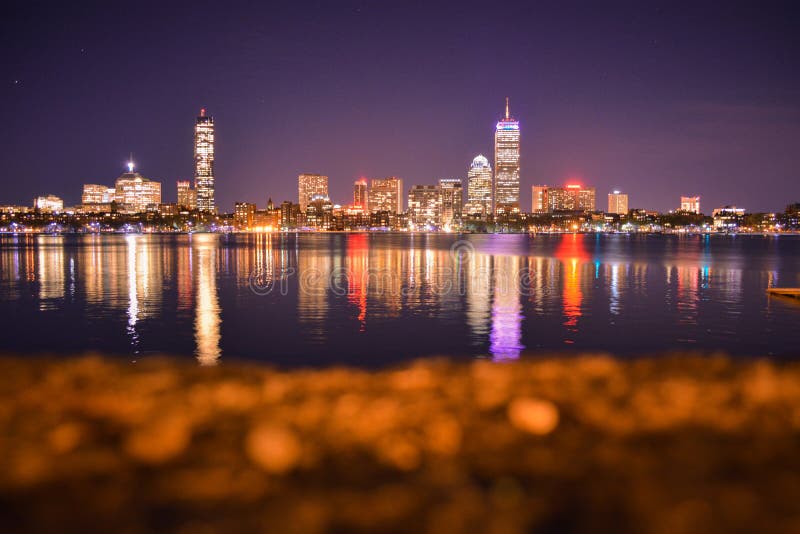 Skyline di Boston immagini stock