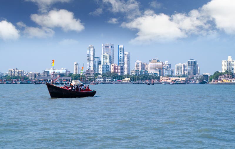 Orizzonte di Mumbai fotografia stock libera da diritti Orizzonte di Mumbai fotografia stock libera da diritti