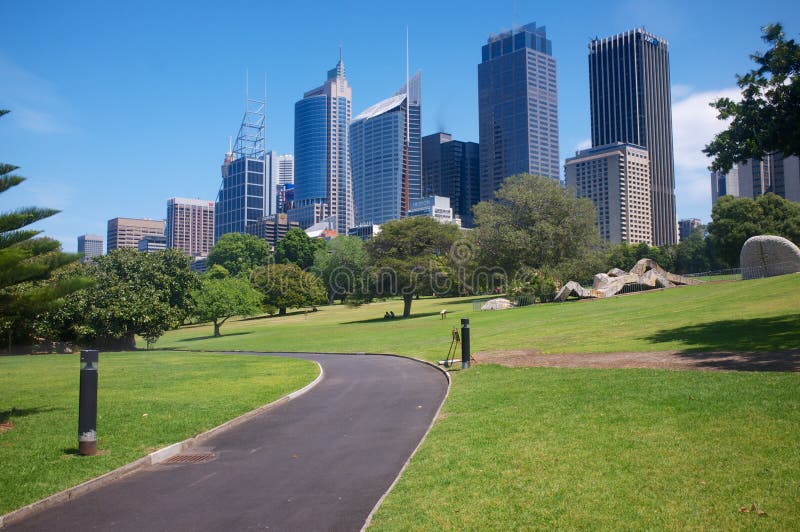 Skyline di Sydney fotografia stock