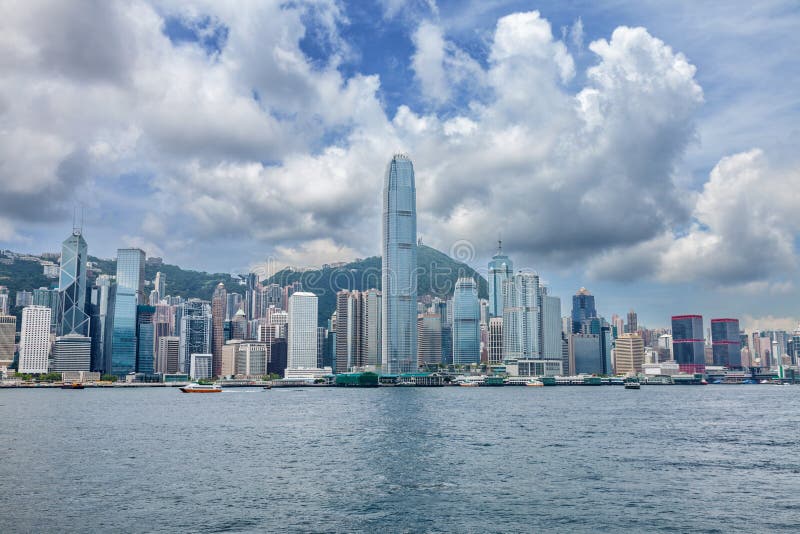 Orizzonte famoso di Hong Kong