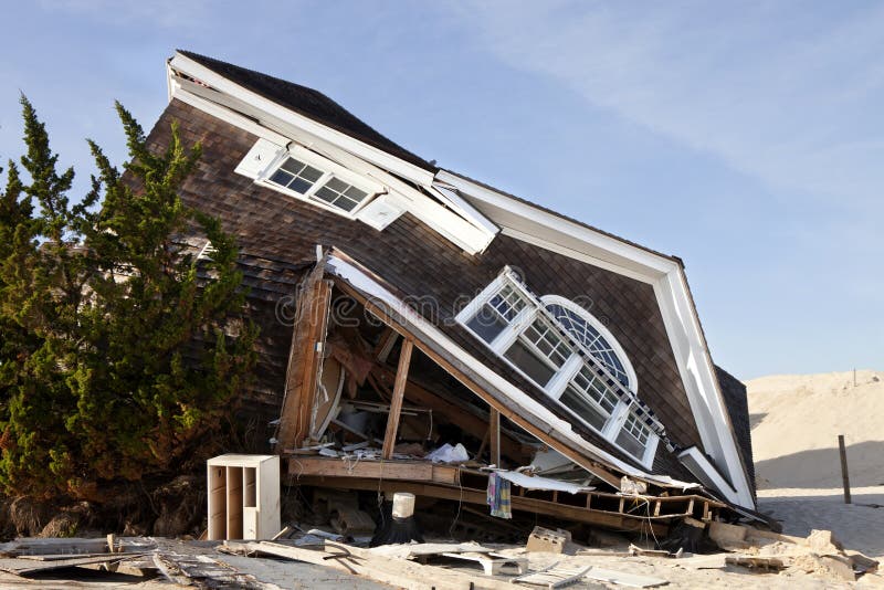 Orkan Sandy Damage arkivfoton Orkan Sandy Damage arkivfoton