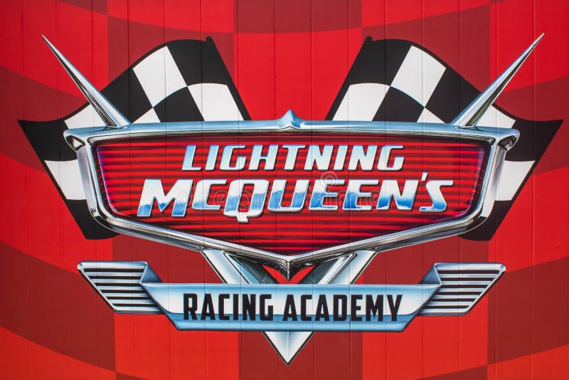 Lightning McQueen`s Racing Academy Logo at Hollywood Studios 31 Editorial  Stock Image - Image of magic, donald: 214639234