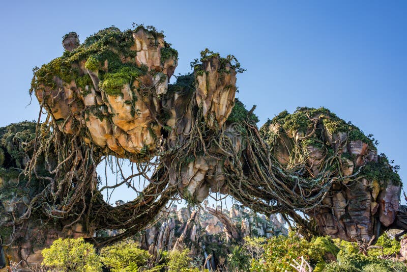 Pandora – The World of Avatar at the Animal Kingdom at Walt Disney World stock images Pandora – The World of Avatar at the Animal Kingdom at Walt Disney World stock images