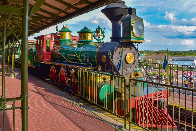 Disney Train Magic Kingdom, Walt Disney World Resort, Florida Stock Photo -  Alamy