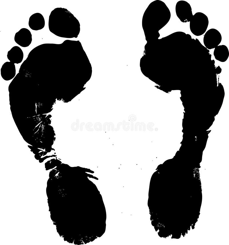 Orma di vettore royalty illustrazione gratis Orma di vettore royalty illustrazione gratis