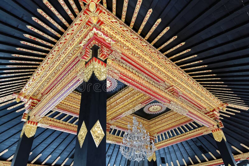 Ornament detail in the Yogyakarta Sultan Palace