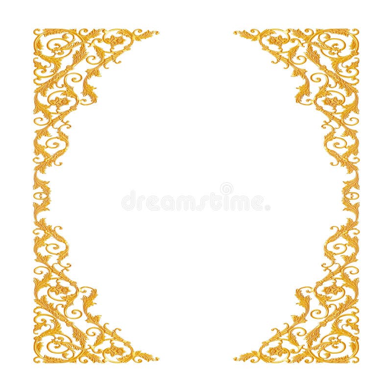 Ornament elements, vintage gold floral designs stock photos Ornament elements, vintage gold floral designs stock photos