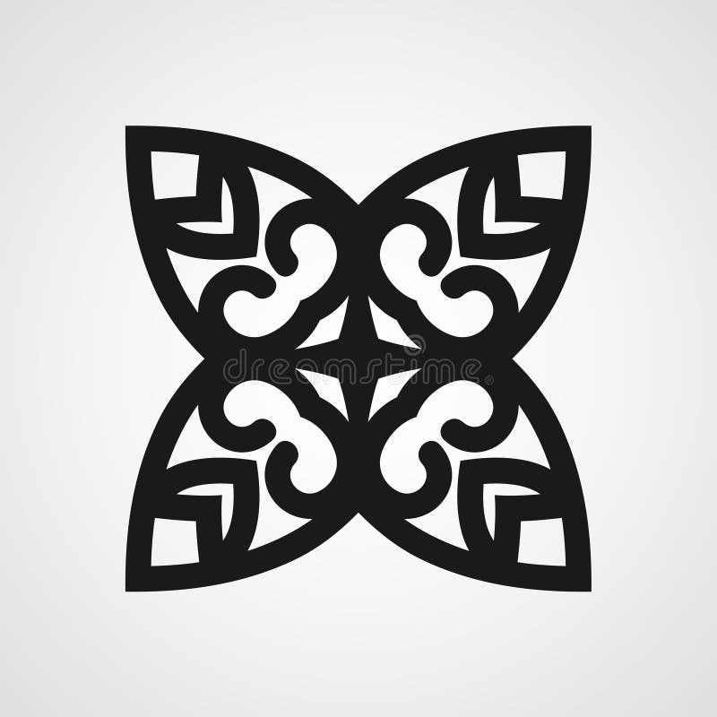 Ornamental black logo stock vector. Illustration of classic 109105479