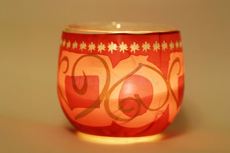 Ornamental Candle stock photo