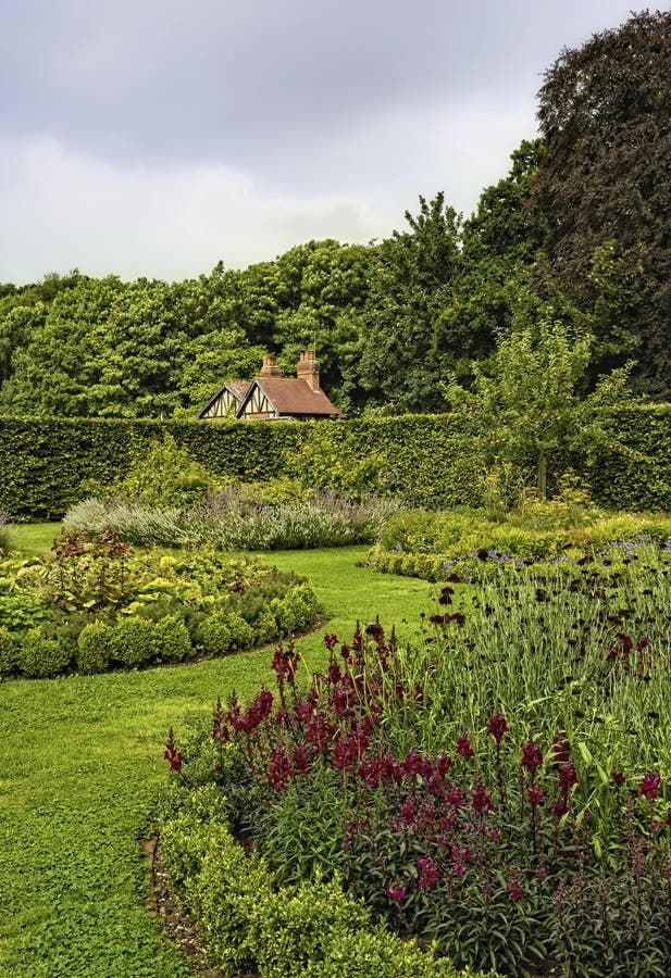 Ornamental English garden