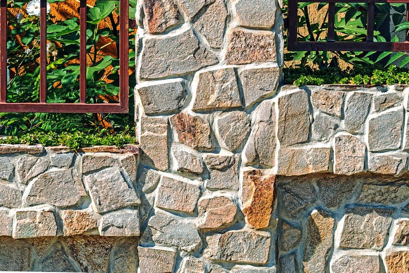 Ornamental fence 13 stock photo. Image of color, greenery 50947640